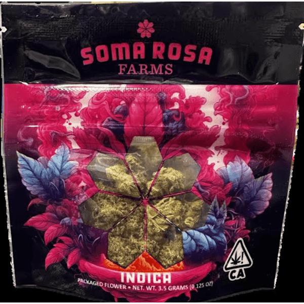 Soma Rosa Flower 3.5g Indica Dosidos