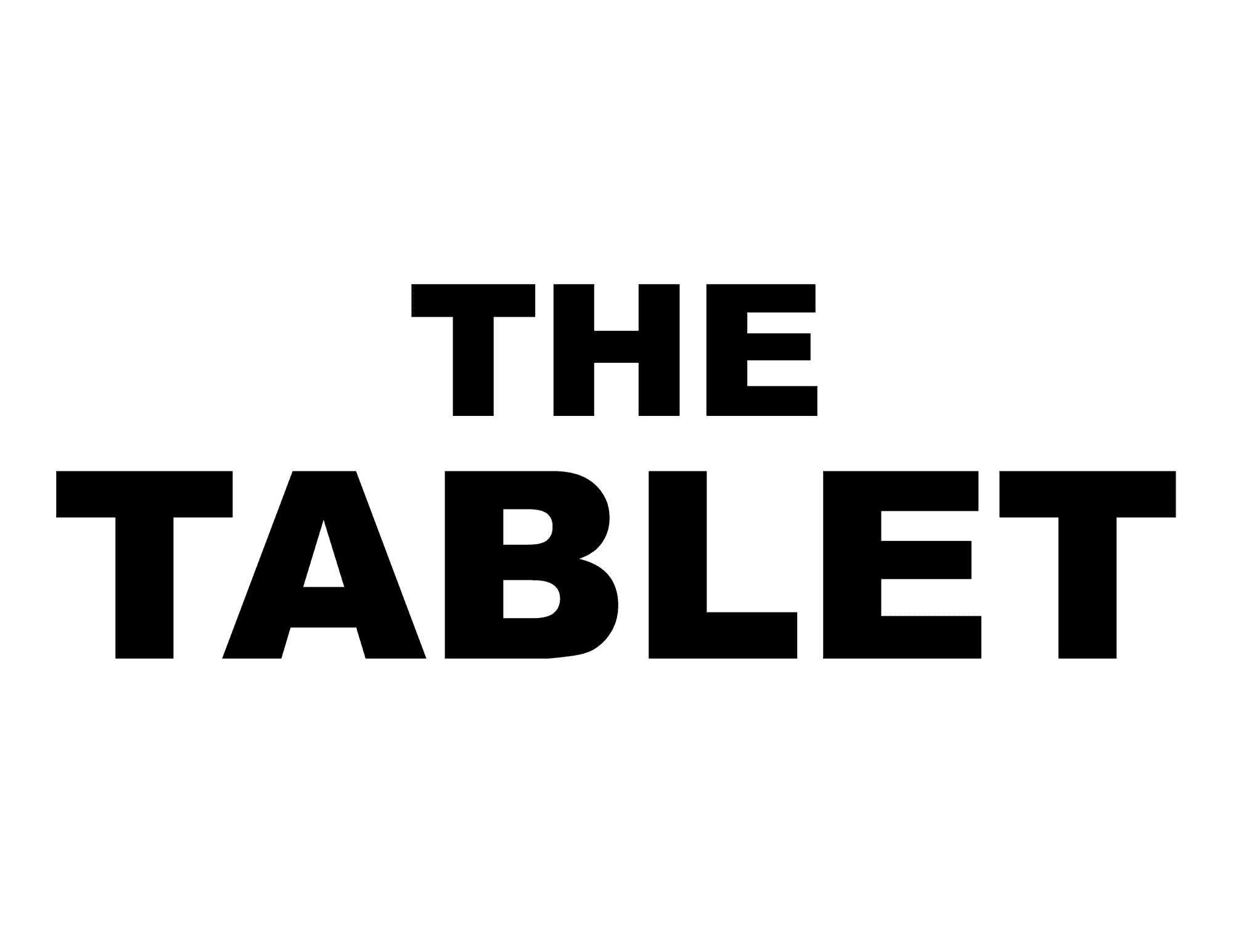 The Tablet banner