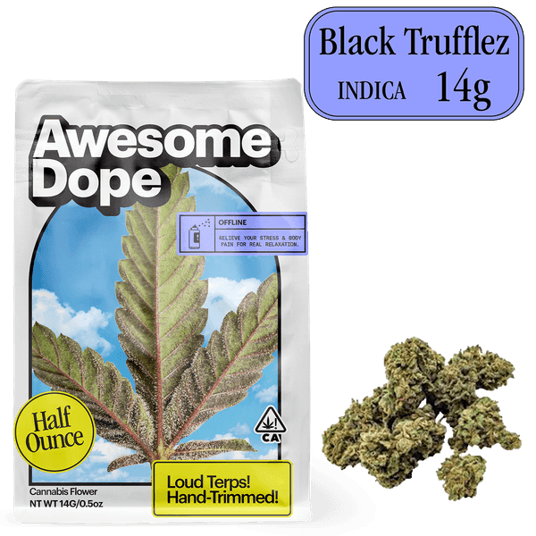 Awesome Dope Smalls Flower 14g Indica Black Trufflez