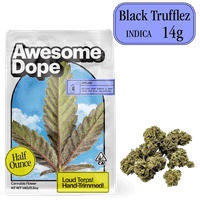 Awesome Dope Smalls Flower 14g Indica Black Trufflez