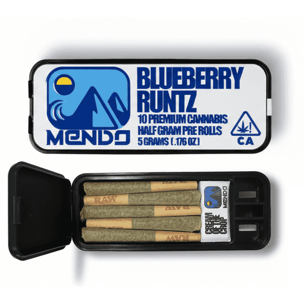 Mendo Preroll 0.5g Hybrid Blueberry Runtz 10pk 5.0g