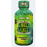 Uncle Arnie's Beverage 8oz 100% Live Resin Pacific Surge 100mg