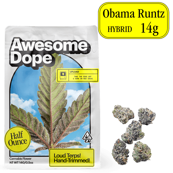 Awesome Dope Smalls Flower 14g Indica Hybrid Obama Runtz