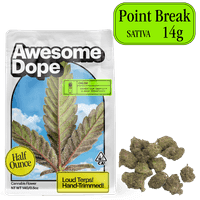 Awesome Dope Smalls Flower 14g Sativa Point Break