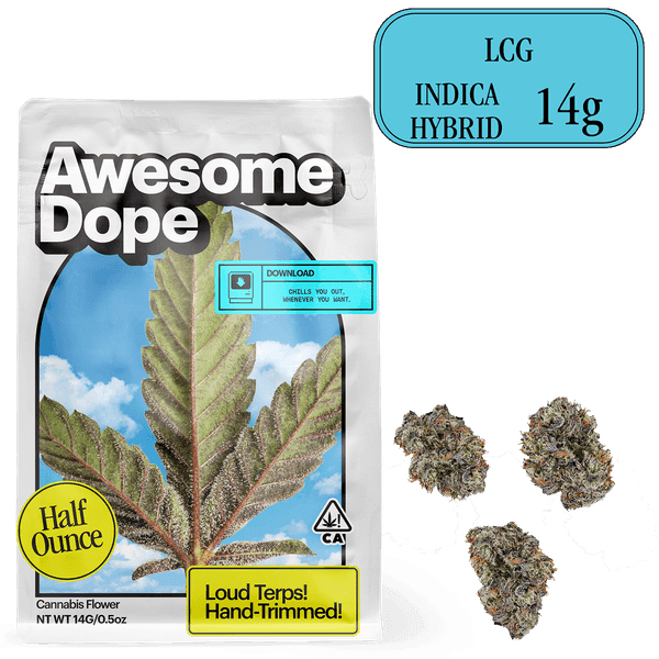 Awesome Dope Smalls Flower 14g Indica Hybrid LCG