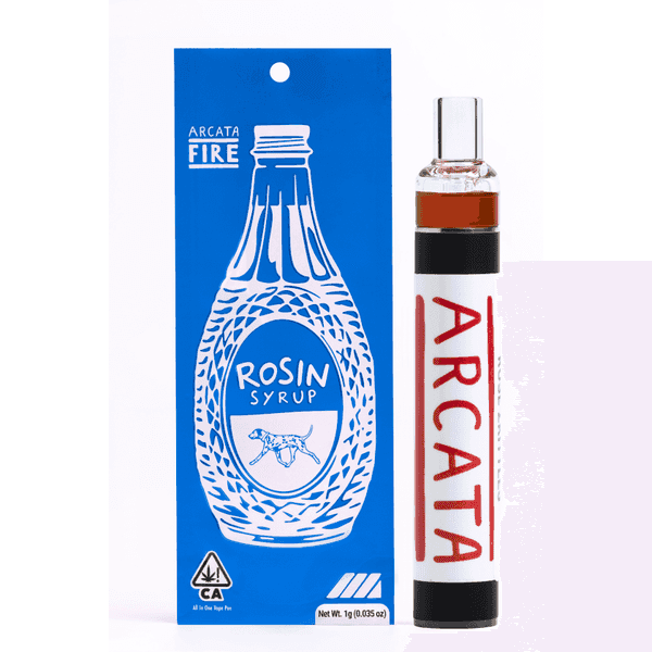 Arcata Fire T2 100% Live Rosin AIO 0.5g Hybrid Amarelo