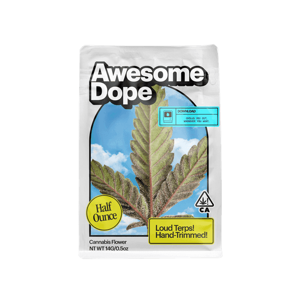 Awesome Dope Smalls Flower 14g Indica Hybrid Triangle Mints